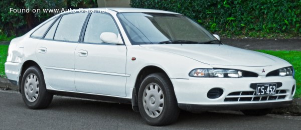 Full specifications and technical details 1992 Mitsubishi Galant VII Hatchback 2.0 V6-24 (E54A) (150 Hp)