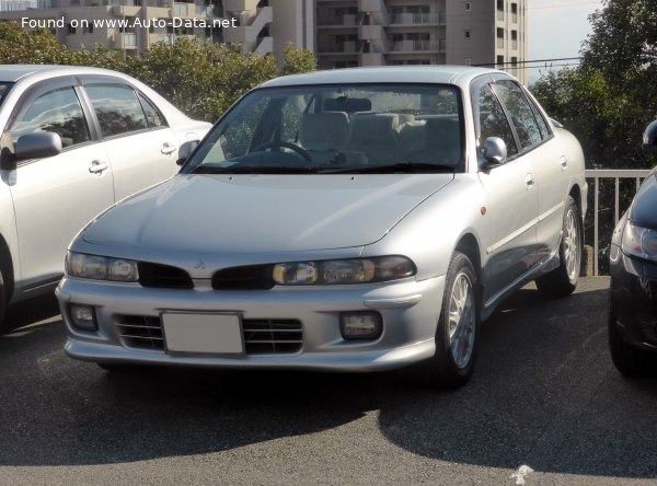 Full specifications and technical details 1994 Mitsubishi Galant VII 1.8 (E52A) (116 Hp)