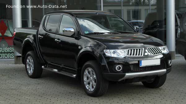 Spécifications complètes et détails techniques 2010 Mitsubishi L200 IV Double Cab (facelift 2010) 2.5 DI-D (136 Hp)