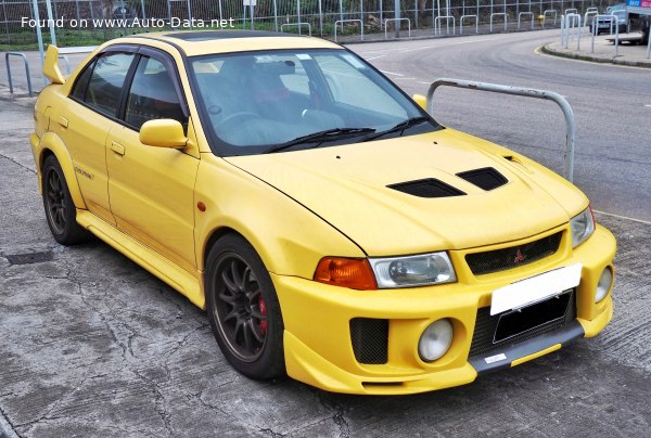 Full specifications and technical details 1998 Mitsubishi Lancer Evolution V 2.0 (280 Hp) 4WD