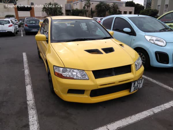 Full specifications and technical details 2001 Mitsubishi Lancer Evolution VII 2.0 T (280 Hp) 4WD