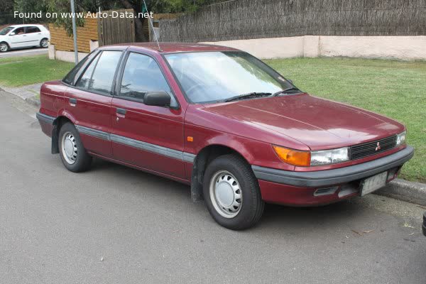 Full specifications and technical details 1989 Mitsubishi Lancer IV Hatchback 1.5 12V (90 Hp)
