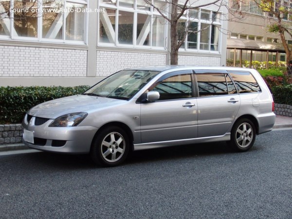 المواصفات والتفاصيل التقنية الكاملة 2003 Mitsubishi Lancer VIII Wagon 1.6 i 16V (98 Hp)