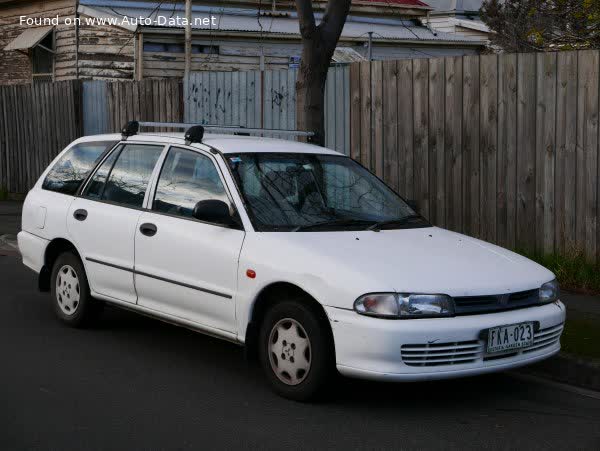 Spécifications complètes et détails techniques 1992 Mitsubishi Lancer V Wagon 1.6 16V (113 Hp)