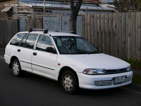 المواصفات والتفاصيل التقنية الكاملة 1992 Mitsubishi Lancer V Wagon 1.6 16V (113 Hp) 4WD