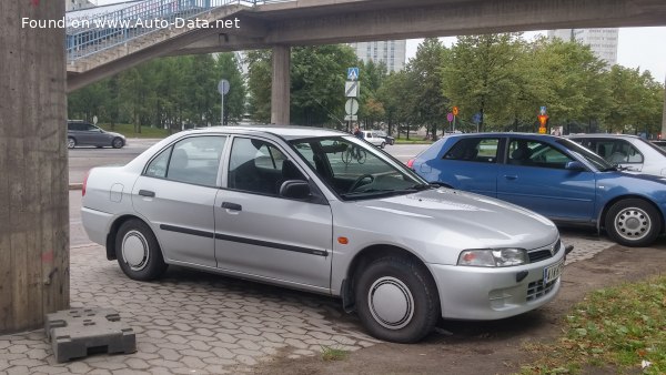 المواصفات والتفاصيل التقنية الكاملة 1995 Mitsubishi Lancer VI 1.3 12V GL,GLX (75 Hp) Automatic