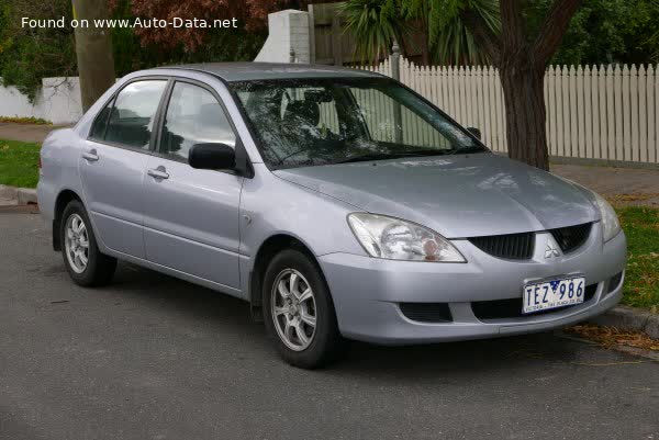 Full specifications and technical details 2007 Mitsubishi Lancer VIII 1.6i 16V (98 Hp) Automatic