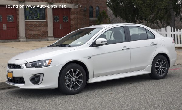 Full specifications and technical details 2015 Mitsubishi Lancer IX (facelift 2015) 2.0 (148 Hp)