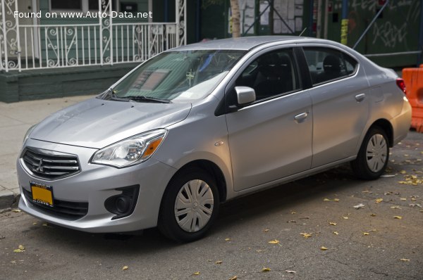 المواصفات والتفاصيل التقنية الكاملة 2013 Mitsubishi Mirage G4 (A10) 1.2 MIVEC (78 Hp) CVT