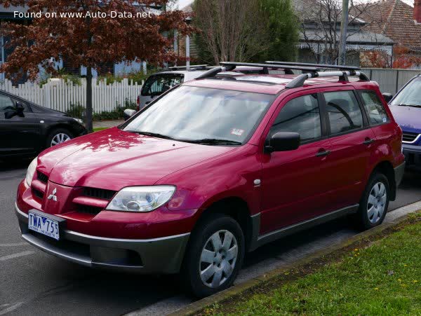 Spécifications complètes et détails techniques 2001 Mitsubishi Outlander I 2.0 i 16V 4WD (136 Hp)