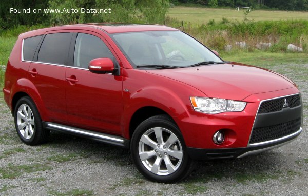 المواصفات والتفاصيل التقنية الكاملة 2010 Mitsubishi Outlander II (facelift 2009) 2.2 DI-D (156 Hp) TC-SST 4WD