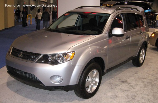 Full specifications and technical details 2005 Mitsubishi Outlander II 2.4i (170 Hp)