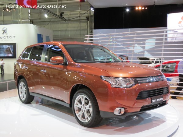 Full specifications and technical details 2012 Mitsubishi Outlander III 2.2 (150 Hp) 4WD