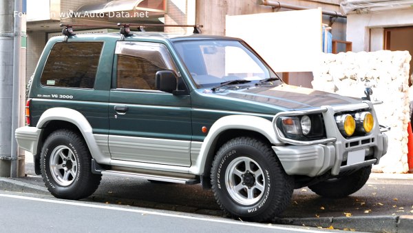 Vollständige Spezifikationen und technische Details 1994 Mitsubishi Pajero II Metal Top (V2_W,V4_W) 3.5 i V6 24V (208 Hp)