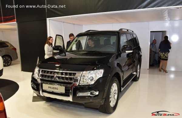 Full specifications and technical details 2015 Mitsubishi Pajero IV (facelift 2015) 3.2 DI-DC (190 Hp) 4x4 Automatic