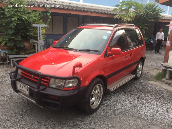 المواصفات والتفاصيل التقنية الكاملة 1991 Mitsubishi RVR (E-N23W) 1.8 i 16V Z (120 Hp)