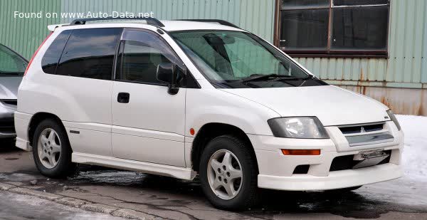 Full specifications and technical details 1997 Mitsubishi RVR (N61W) 1.8 i 16V GDI (150 Hp)