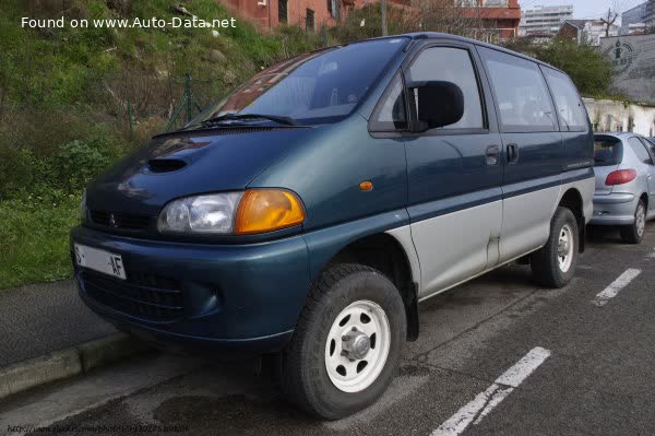 Spécifications complètes et détails techniques 1996 Mitsubishi Space Gear (PA0) 2.8 TDI 4WD X (125 Hp)
