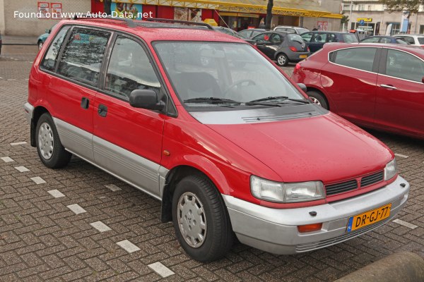 Full specifications and technical details 1991 Mitsubishi Space Runner (N1_W,N2_W) 1.8 4x4 (N21W) (122 Hp)