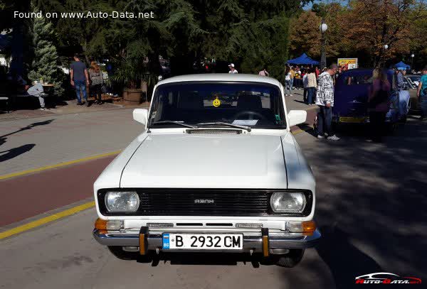 Spécifications complètes et détails techniques 1978 Moskvich 21406 1.5 (68 Hp)