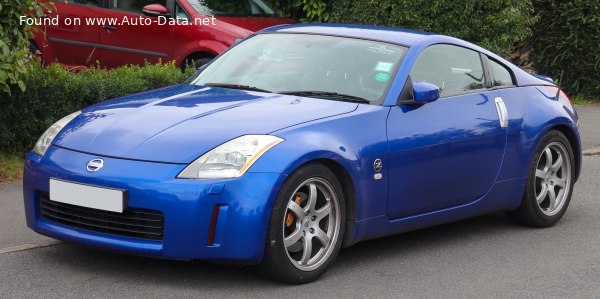 Full specifications and technical details 2003 Nissan 350Z (Z33) 3.5 i V6 24V (283 Hp)