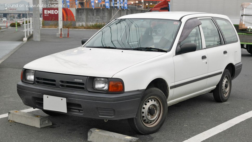 Full specifications and technical details 1990 Nissan AD Y10 1.5 i (105 Hp) 4x4