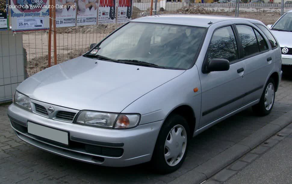 Full specifications and technical details 1995 Nissan Almera I Hatchback (N15) 1.6 (99 Hp)