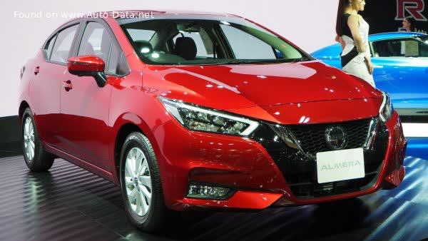Spécifications complètes et détails techniques 2019 Nissan Almera IV (N18) 1.0 Turbo (100 Hp) CVT