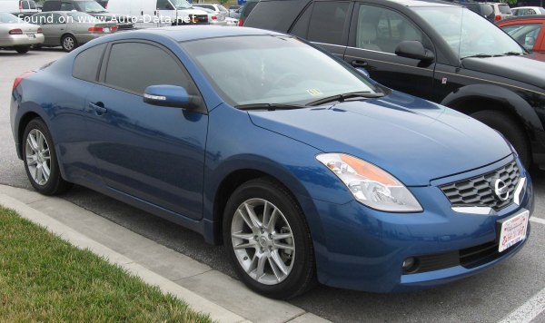 Full specifications and technical details 2007 Nissan Altima IV Coupe 3.5 V6 (270 Hp)