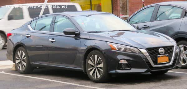 Spécifications complètes et détails techniques 2018 Nissan Altima VI 2.0 (248 Hp) CVT