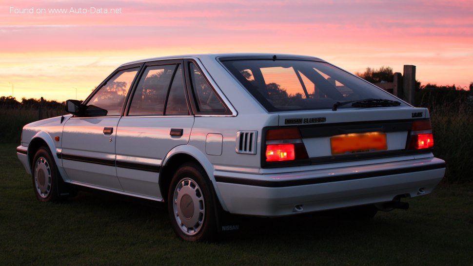 Full specifications and technical details 1989 Nissan Bluebird Hatchback (T72,T12) 1.8 i 16V (FRLT72) (129 Hp)