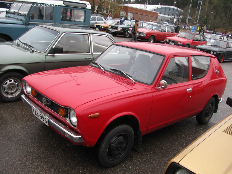 Full specifications and technical details 1975 Nissan Datsun 100 A Combi (WBLF10) F-II 1.0 (WBLF10) (45 Hp)