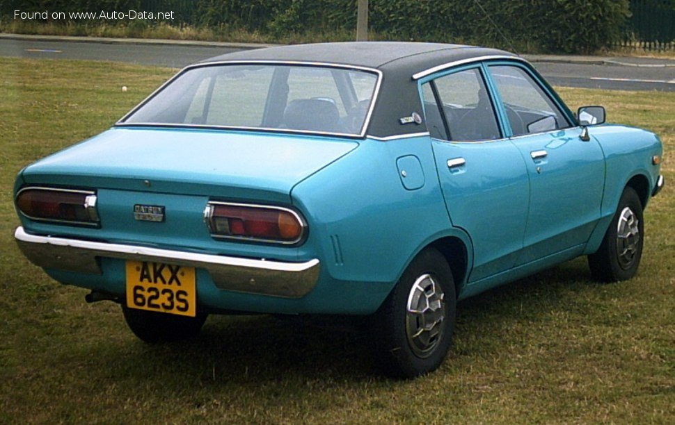 Full specifications and technical details 1974 Nissan Datsun 120 Y 1.2 (B210) (52 Hp)