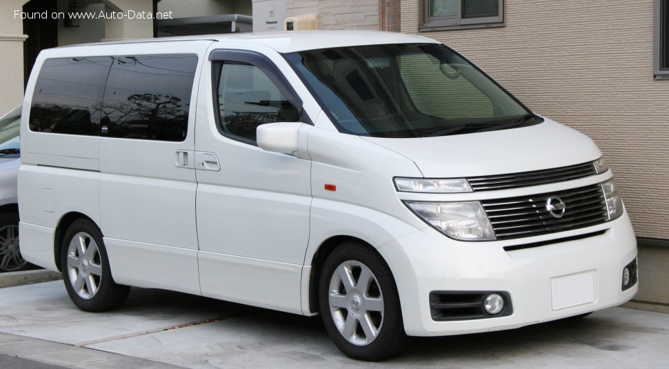 المواصفات والتفاصيل التقنية الكاملة 1999 Nissan Elgrand (E50) 3.0 TD (170 Hp)