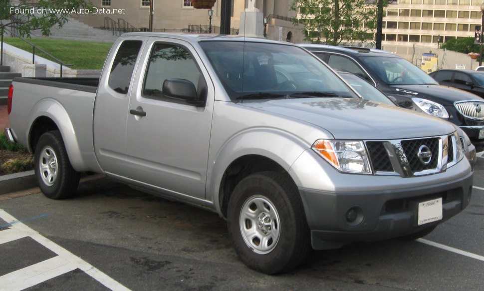 Full specifications and technical details 2005 Nissan Frontier II King Cab (D40) 2.5 (154 Hp)