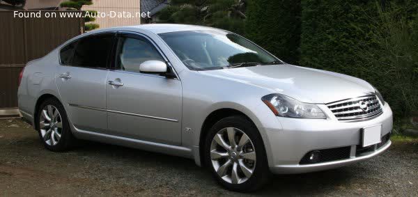 Spécifications complètes et détails techniques 2004 Nissan Fuga I (Y50) 3.5 (283 Hp) 4WD
