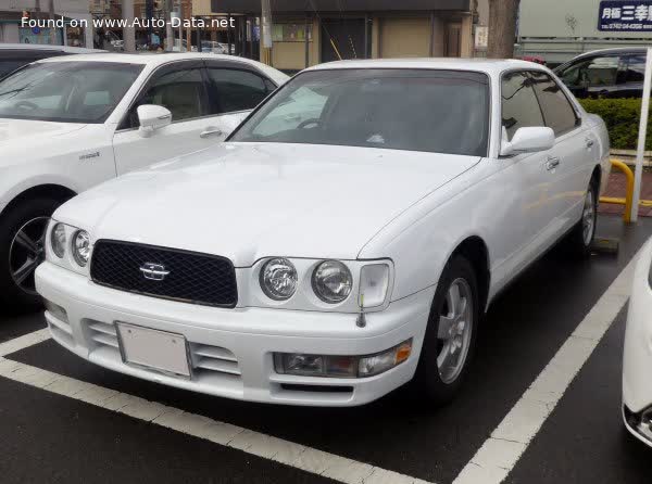 Full specifications and technical details 1995 Nissan Gloria (Y33) 3.0 i V6 (160 Hp)