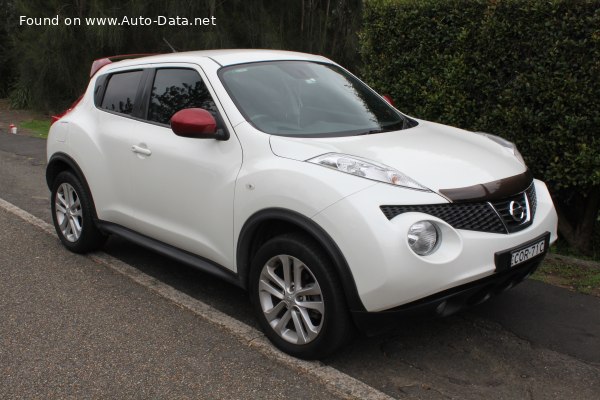 Full specifications and technical details 2010 Nissan Juke I 1.6 16V (117 Hp)