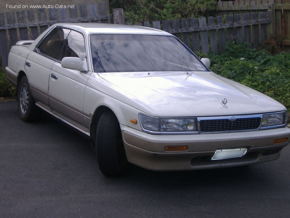 Full specifications and technical details 1990 Nissan Laurel (E-HC33) 2.0 i (125 Hp)