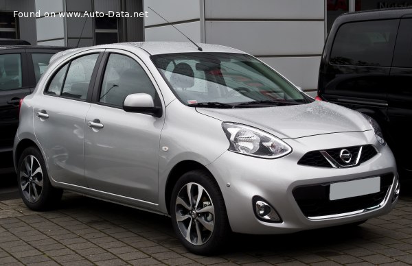 Full specifications and technical details 2013 Nissan Micra (K13) (facelift 2013) 1.2 (98 Hp) DIG-S CVT