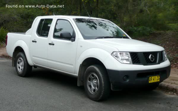 Full specifications and technical details 2005 Nissan Navara III (D40) 2.5 dCi Double Cab (174 Hp) 4WD Automatic