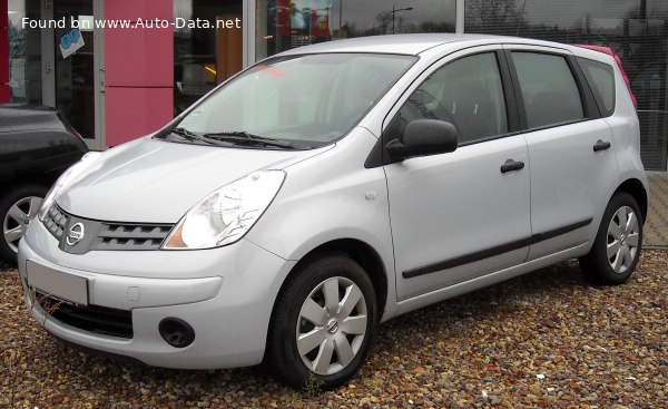 Full specifications and technical details 2005 Nissan Note I (E11) 1.5 dCi (68 Hp)