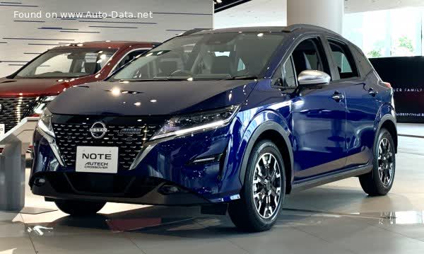 Vollständige Spezifikationen und technische Details 2021 Nissan Note III (E13) Autech Crossover e-POWER 1.2 (184 Hp) Hybrid 4WD Automatic