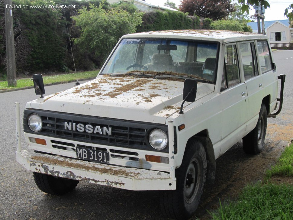 المواصفات والتفاصيل التقنية الكاملة 1983 Nissan Patrol Station Wagon (W160) 3.2 TD (W160) (110 Hp)