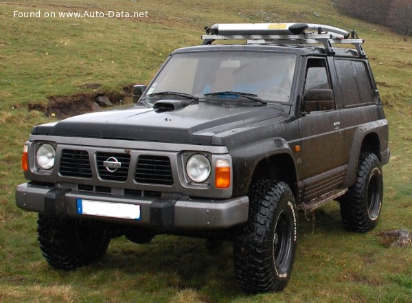 المواصفات والتفاصيل التقنية الكاملة 1987 Nissan Patrol IV 3-door (Y60) 2.8 TD (115 Hp) 4WD