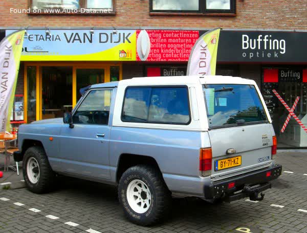 المواصفات والتفاصيل التقنية الكاملة 1983 Nissan Patrol Station Wagon (W160) 3.2 TD (W160) (110 Hp)