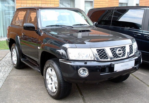 المواصفات والتفاصيل التقنية الكاملة 2004 Nissan Patrol V 3-door (Y61, facelift 2004) 4.2 TD (160 Hp)