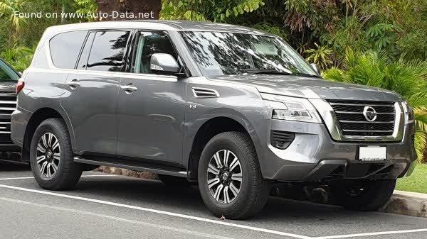 Spécifications complètes et détails techniques 2021 Nissan Patrol VI (Y62, facelift 2019) NISMO 5.6 V8 (428 Hp) 4x4 Automatic