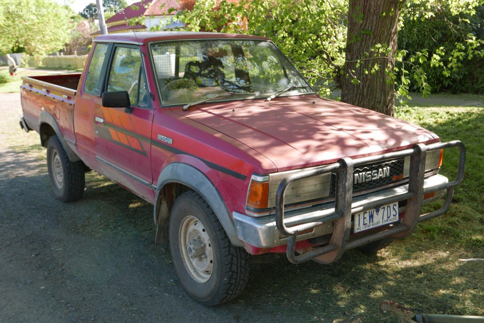 Full specifications and technical details 1983 Nissan Pick UP (720) 2.3 D (69 Hp)