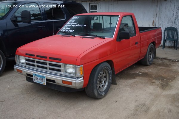 Full specifications and technical details 1990 Nissan Pick UP (D21) 3.0 i V6 (148 Hp) 4WD